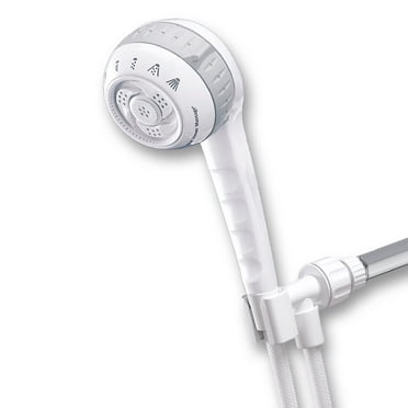 Waterpik PowerSpray  Original Shower Massage Chrome 6 settings Handheld Showerhead 1.8 gpm