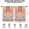 thumbnail image 2 of Blackout Kids Curtains,Pioneer Flower Childrens Insulated Curtains Set Of 2,Bedroom Essentials,Toddler Room Decor 42x54in(106x137cm), 2 of 4