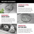 thumbnail image 7 of Delta 95A932-25S-SS Lorelai 25” Workstation Kitchen Sink Top Mount Drop-In 16 Gauge, 7 of 7
