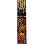 Didgeridoo Bamboo burned-painted 47 long (With Bag)