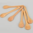 thumbnail image 2 of Pack of 6 Reusable Bamboo Dinner Spoons for Yogurt Ice Cream Cereal Oatmeal 12.6*2.8CM, 2 of 7