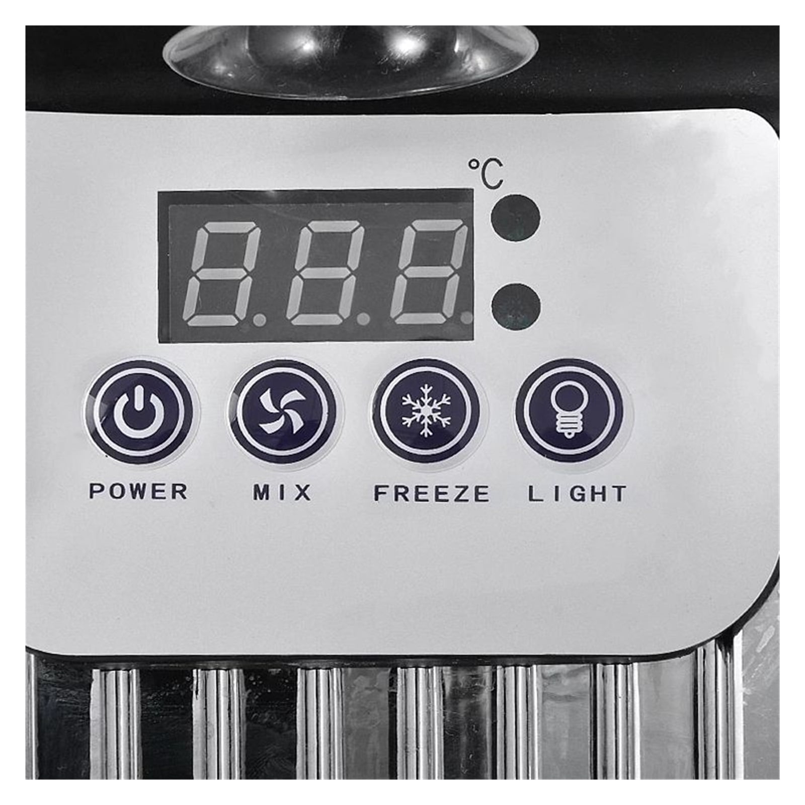 300W Double Tank Slush Machine 2.5L Ice Cream Maker 300W Snow Melting Machine Smoothies Granita Machine Ice Slusher