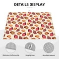 thumbnail image 3 of Yiaed Sea Shells Print Highly Absorbent Microfiber Kitchen Counter Mat, Dish Drying Pad for Dishes, Utensils, Pots and Pans, Large 18" x 24", 3 of 7