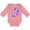 Mauve, variant on Inktastic 2nd Birthday Mermaid Tail Boys or Girls Long Sleeve Baby Bodysuit