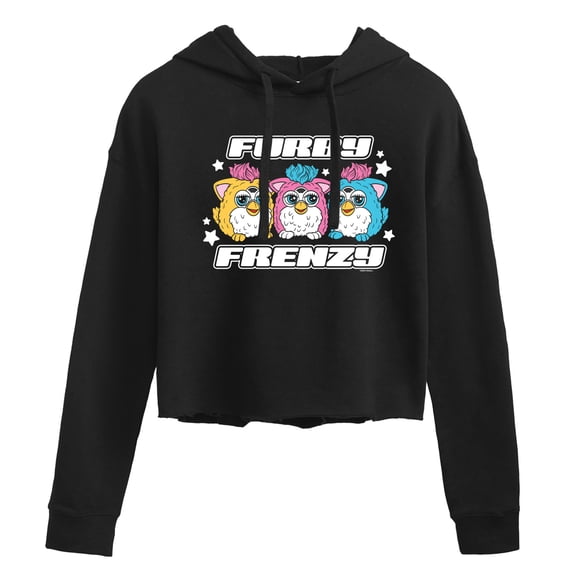 Furby - Furby Frenzy Cropped Graphic Hoodie