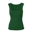thumbnail image 4 of IUYRTFE Women's Sleeveless Round Neck Tank Top Loose Fit Casual Summer Basic Vest, 4 of 6