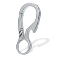 thumbnail image 1 of Outdoor Lightweight Titanium Key Chain Quick-release Key Ring Holder, 1 of 7