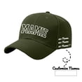 thumbnail image 2 of AURORADY Unisex Retro Leopard Print Trucker Hat Contrast Brim Baseball Cap Adjustable Summer Sun Hat for Outdoor Sports, 2 of 7