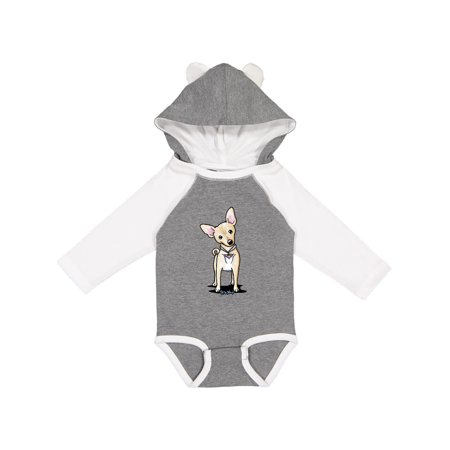 

Inktastic Curious Chihuahua Gift Baby Boy or Baby Girl Long Sleeve Bodysuit