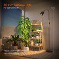 thumbnail image 2 of Grow Light Bstrip de 65 cm de alto y 18 W de espectro completo para plantas de interior, 2 of 8