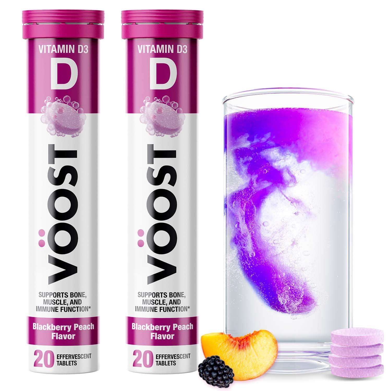 Voost, Vitamin D, Supports Bone, Muscle, and Immune Function*, Contains