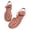 Pink, variant on Jelly Sandals for Women Adjustable Buckle T-Strap Round Toe Slingback Bling Flat Fisherman Sandals Glitter Rain Shoes