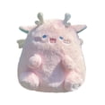 thumbnail image 4 of Muñeco de peluche de dibujos animados para acurrucarse, decoración de habitación para niños, 15,75 pulgadas, peluche suave abrazable Rosa, 4 of 9
