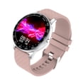 thumbnail image 3 of Smart Watch Heartrate Reloj de pulsera con presión arterial Oxígeno en sangre Reloj redondo a prueba de agua, Rosa Inevent EL002998-02B, 3 of 7