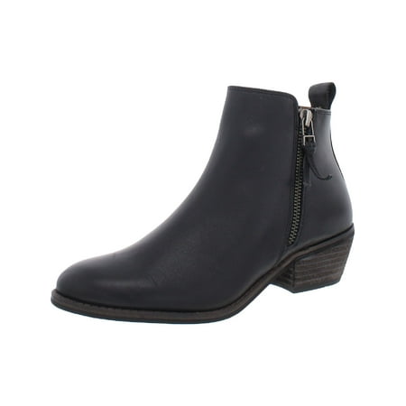 

Journee Signature Womens Leather Heel Ankle Boots
