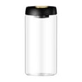thumbnail image 1 of GUOOL Bocaux de Rangement sous Vide en Verre Transparent pour Aliments, Bonbons, Contenants de Conservation des Aliments, Café 1800 ml, 1 of 9