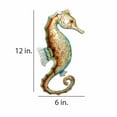 thumbnail image 2 of Eangee Seahorse Wall Decor Tan With Blue, 2 of 4