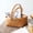 M, variant on Woven Baskets with Handles,Wood Chip Baskets,Bread Baskets,for Wedding Party Favors Crafts Farmhouse Decor (9.45*7.09*4.33 Inch)