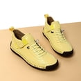 thumbnail image 5 of longantii Orthopedic Dress Shoes for Women Arch Support Slip on Non Slip Work Shoes Wide Mesh Stretch Walking Shoes Soft 2026 New Foam Shoes Yellow, 5 of 6