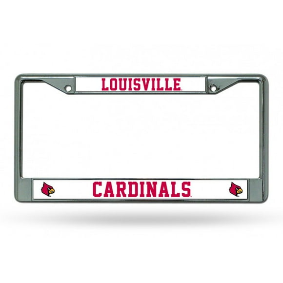 Louisville Cardinals Chrome License Plate Frame
