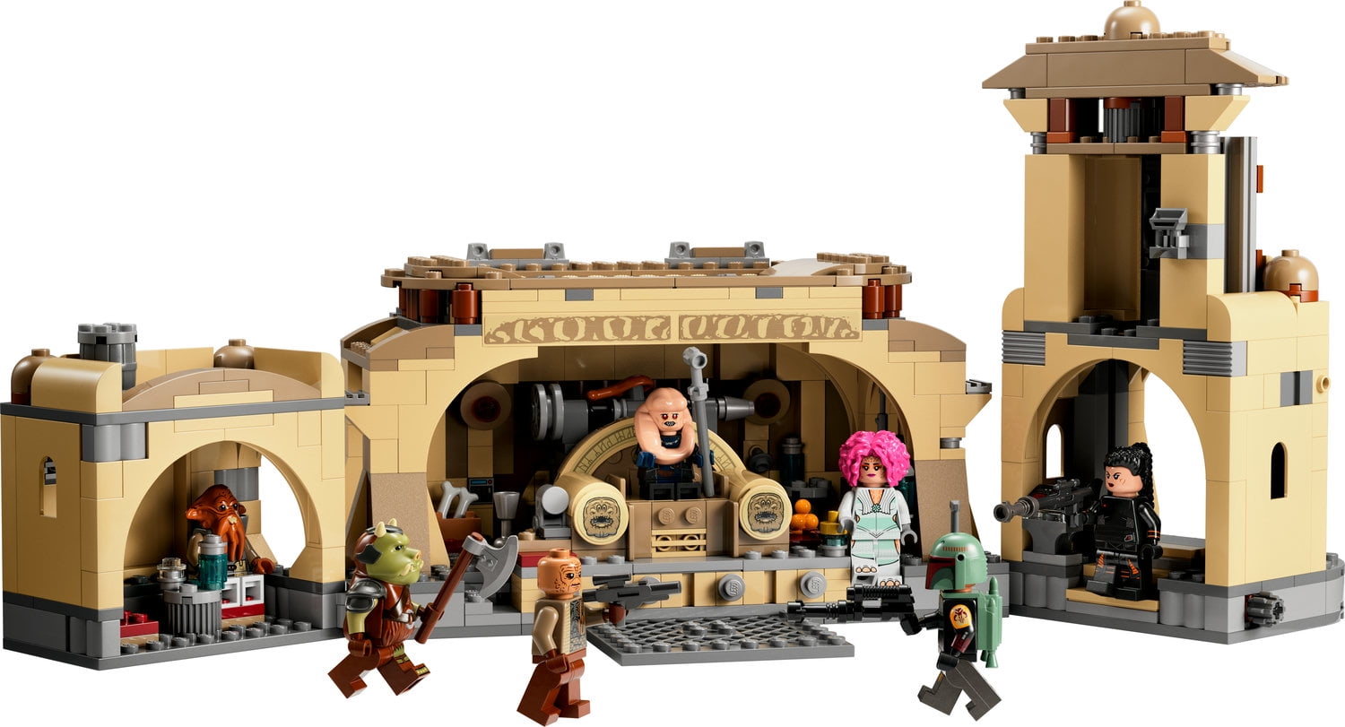 LEGO Star Wars Boba Fett s Throne Room Building Kit 75326 Jabba s Palace 7 Minifigures Age 7 Walmart
