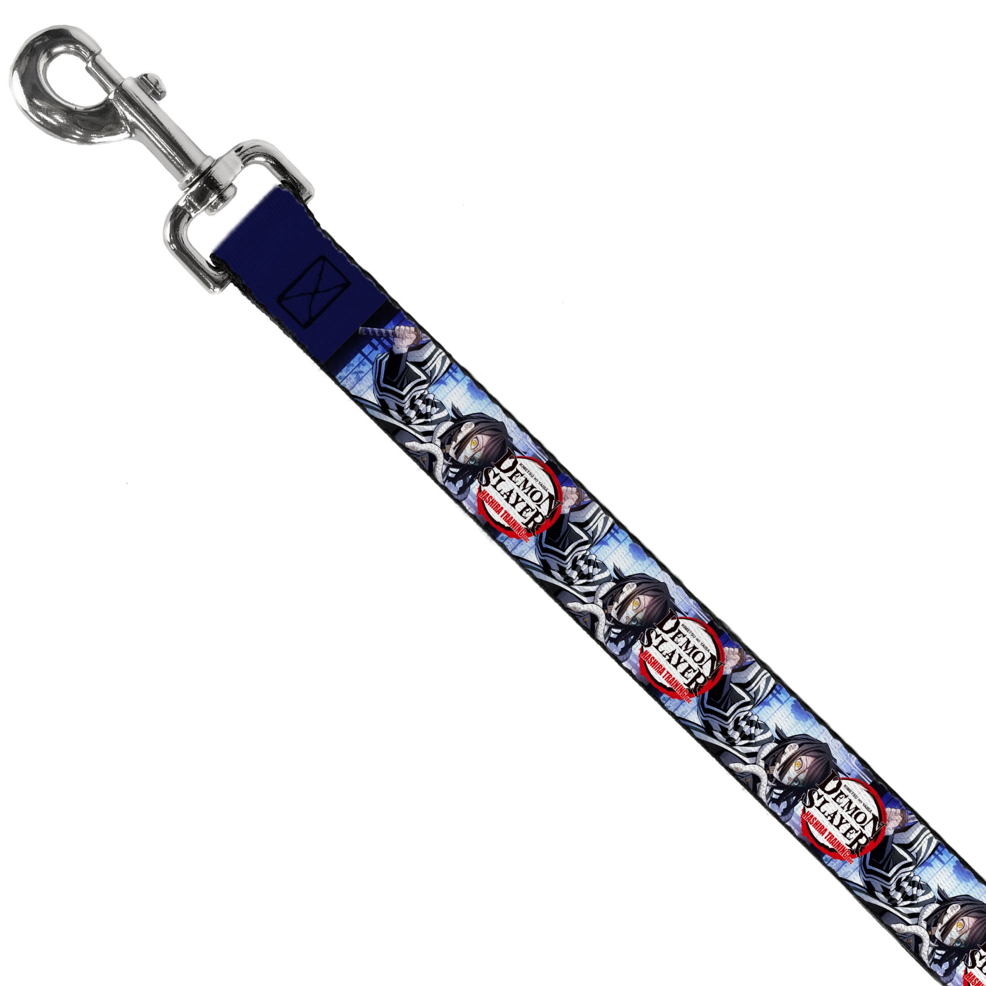 Aniplex of America Pet Leash, Dog Leash, Demon Slayer Obanai Iguro Pose and Title Logo, 6 Feet Long 1.0 Inch Wide