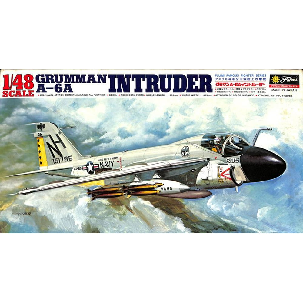 Fujimi 148 Grumman A6 A Intruder Plastic Aircraft Model Kit 5A10