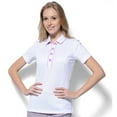 thumbnail image 1 of Monterey Club Women's Dixie Contrast Golf Polo Shirt #2213, 1 of 2