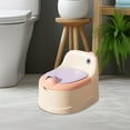 thumbnail image 1 of Orinal para bebé, orinal para bebé con cepillo limpio, orinal doméstico interior, orinal con fondo antideslizante encantador para niños, niños y niñas rosa, 1 of 8