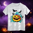 thumbnail image 4 of Abcomgle Halloween Shirts for Girls Size 10-12 Spooky Colorful Flame Pumpkin Bat Tshirts for Girls Crewneck Short Sleeve Tee Shirts for Girls Fall Funny Holiday Tee Top Girls, 4 of 8