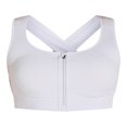 thumbnail image 3 of Baweave Women‘s Medium Support Zip Front Sports Bra  Sizes S-3XL, 3 of 6