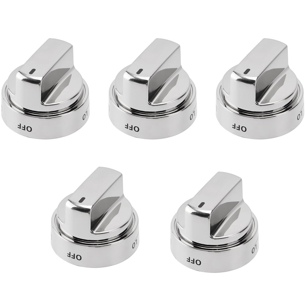 5 Pcs Gas Range Burner Control Knob AEZ73453509 Compatible with LG Oven Stove Replacement for
