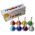thumbnail image 3 of Sonajeros de mano con campana de clase, juego de juguetes musicales Orff de 8 notas para niños, aula, iglesia, 3 of 9