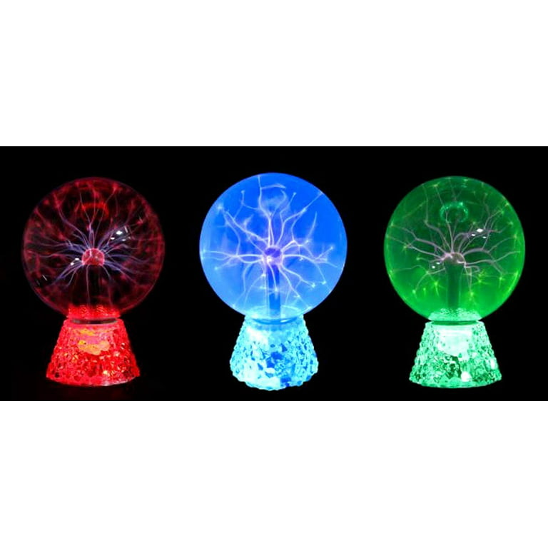 Plasma Ball, RAYWER 6 inch Touch & Sound Sensitive Plasma Globe, Nebula  Novelty Lamp, Christmas, Party, Gift, Decoration (Green)