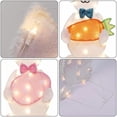 thumbnail image 7 of Easter Decorations Outdoor, Light Up Bunny Decor, Pre-lit 2D Plush Rabbit with Carrot and Egg, Easter Porch Decoration for Outdoor Yard Patio Lawn Garden Indoor Home, 7 of 7