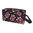 thumbnail image 2 of Goofa Ladybug Printed Toiletry Bag with Handle,Large Capacity Travel Makeup Cosmetic Bag for Women, Carry on Airport Airline Compliant Bag, 2 of 9