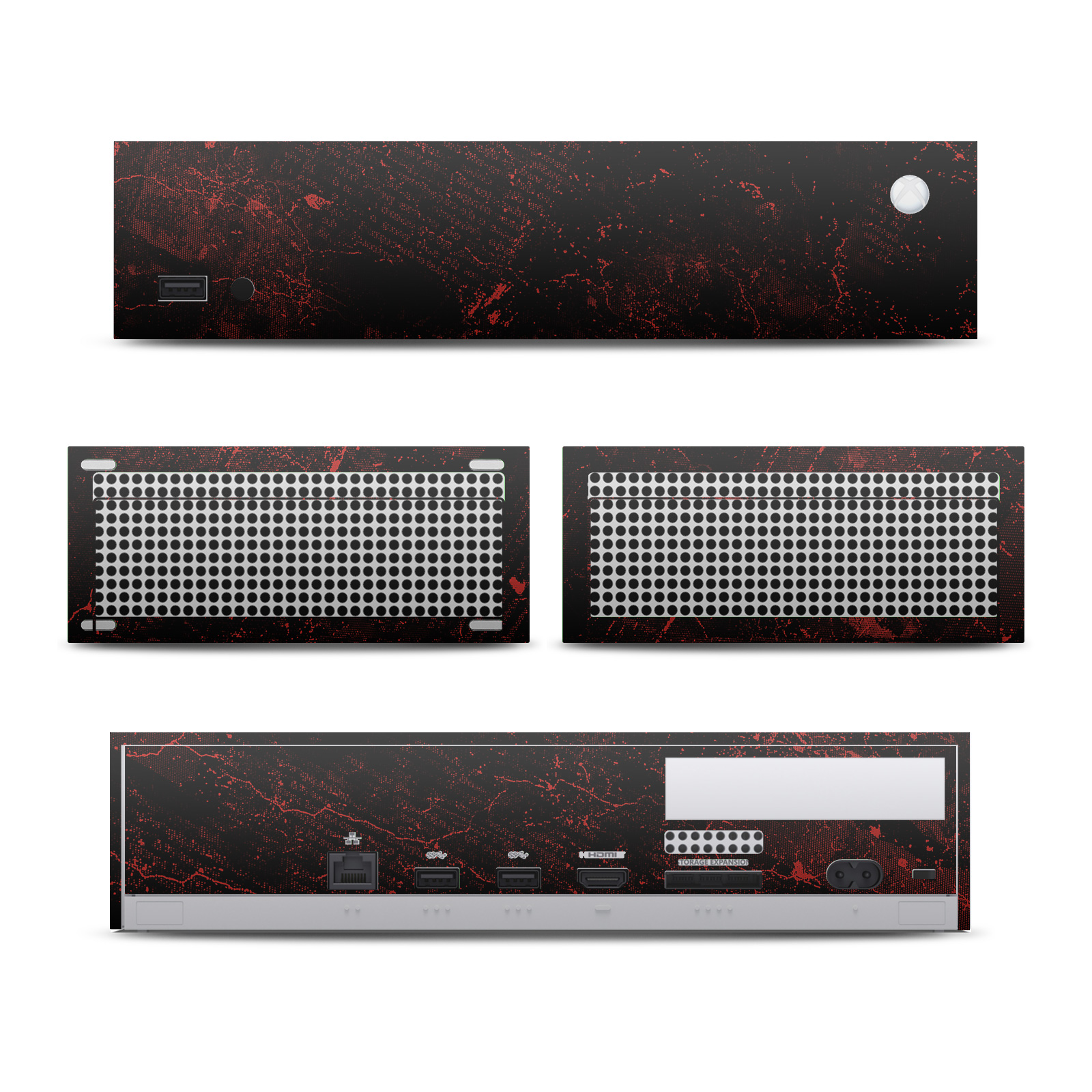 OFFICIAL MICKLYN LE FEUVRE ART MIX MATTE VINYL SKIN DECAL FOR XBOX ONE S CONSOLE
