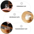 thumbnail image 5 of FUEENIRVA Transparent Glass Cup Latte Cup Glass Seasoning Friends Coffee Shop Use 1 Pc, 5 of 6