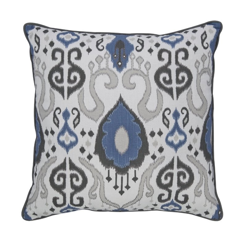Ashley Furniture Damaria Throw Pillow in Blue (Set of 4)