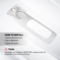 thumbnail image 3 of Water Dispenser Lever, Fridge Water Dispenser Attachment Portable One-Handed Water Dispensing Lever Compatible with Whirlpool HEARTYBAY Refrigerators, 3 of 6