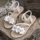 thumbnail image 5 of Amzcrzy Zapatos de mujer,Zapatos de mujer,Zapatillas de mujer, Sandalias de verano para mujer, informales, con flores y punta abierta Sandalias Mujer Zapatillas De Casa, 5 of 5