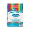 Melissa & Doug Mini Sketch Pad - 6" x 9", Spiral-Bound, Side, 50 Sheets