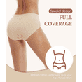 thumbnail image 4 of ANLIQI Underwear for Women Cotton Hipster Breathable Panties Ladies Full Coverage Undies 3/6 Pack(4C,S), 4 of 6