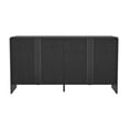 thumbnail image 1 of Novara Contemporary 60" Sideboard in Black (4-Door), 1 of 10