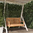 thumbnail image 1 of vidaXL Swing Bench Solid Teak Wood 114x60x64 cm, 1 of 5