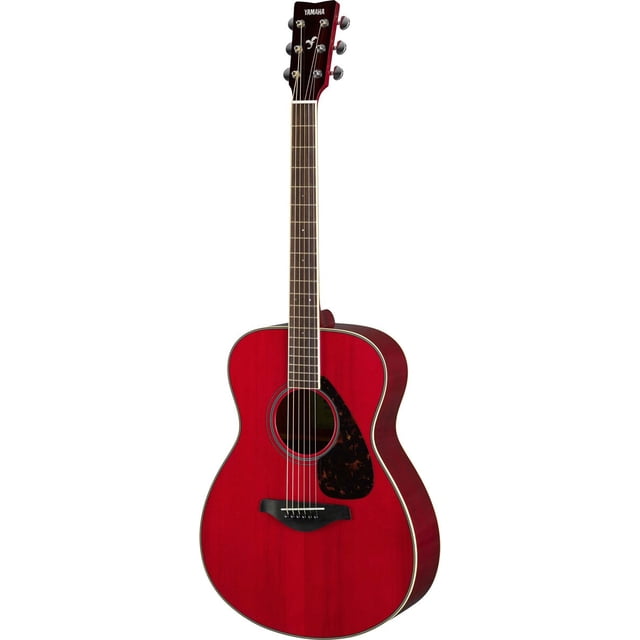 Yamaha FS820RR Folk Acoustic Spruce Mahogany Guitar - Ruby Red