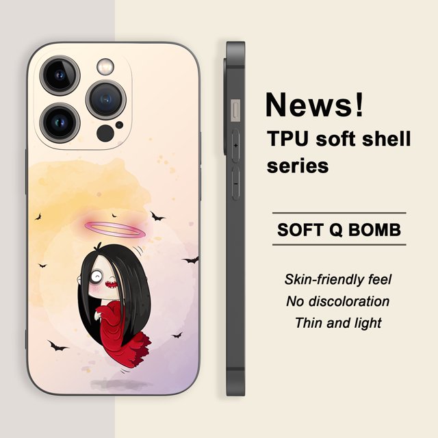 Elegante y protectora: cubierta de teléfono plateada esmerilada de doble capa con diseño gráfico vibrante para iPhone 15 Pro Max 14 13 12 Pro 11