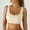 Beige, variant on Women's Workout Sports Bras Wirefree Bralette No Padding,Soft Summer Bras for Women