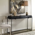 thumbnail image 2 of Uttermost Telone Iron Metal and Aluminum Console Table in Antique Black, 2 of 3