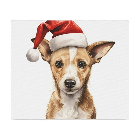 DistinctInk Mouse Pad - 1/4" Foam Rubber - Portuguese Podengo Pequeno Puppy Drawing